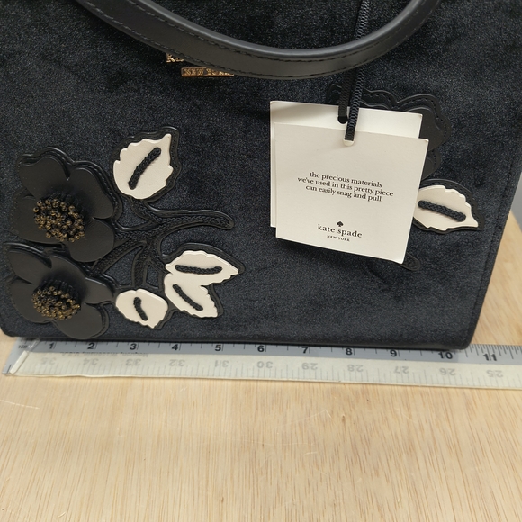 Kate Spade Black Floral Tote Bag - Picture 11 of 13